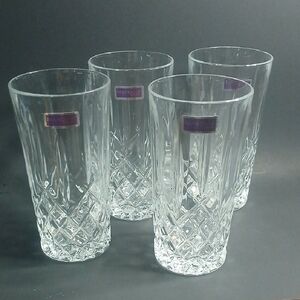Marquise Elegant Crystal Highball Glass Set - Clear